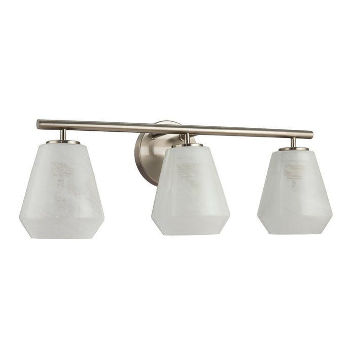 Artcraft AC12183BN Three Light Bathroom Vanity, Brushed Nickel