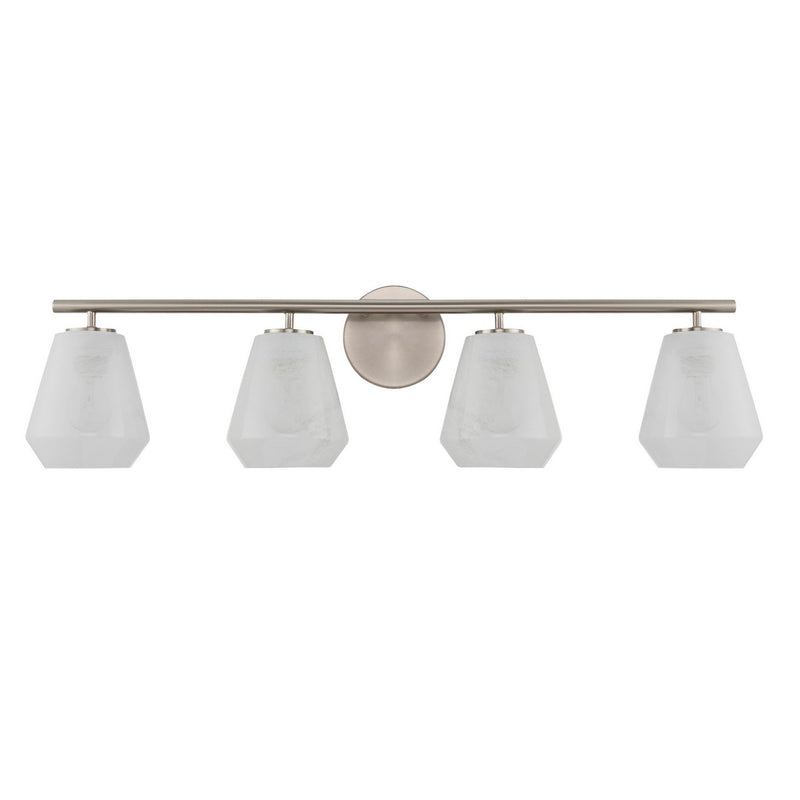 Artcraft AC12184BN Four Light Bathroom Vanity, Brushed Nickel