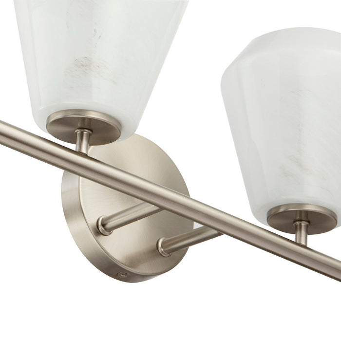 Artcraft AC12184BN Four Light Bathroom Vanity, Brushed Nickel