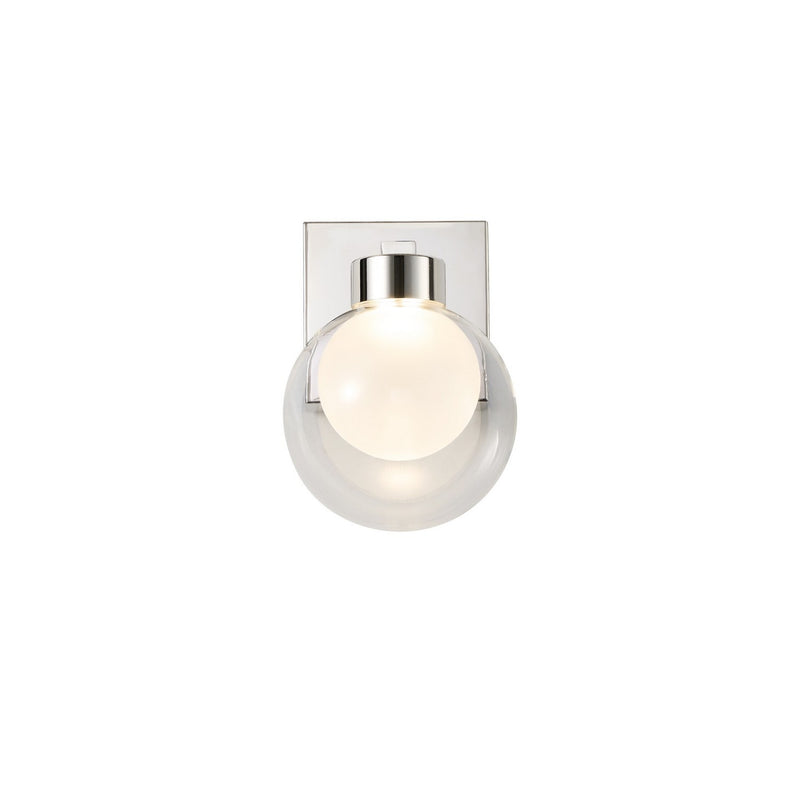 Artcraft AC12191PN LED Wall Sconce, Chrome