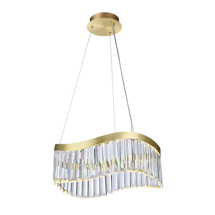 Artcraft AC12206BR LED Chandelier, Brass