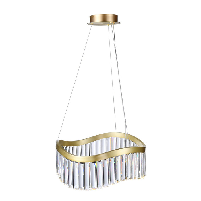 Artcraft AC12206BR LED Chandelier, Brass