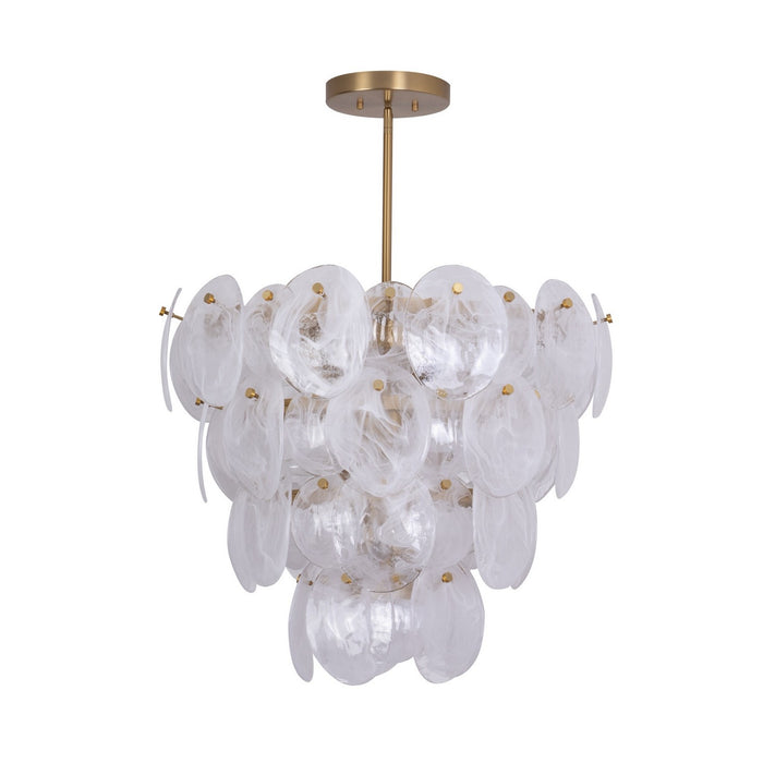 Artcraft AC12212BR 13 Light Chandelier, Brushed Brass