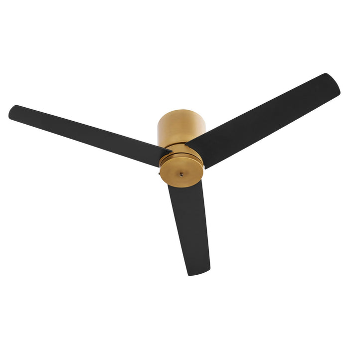 Quorum 22523-47 52" Ceiling Fan, Brushed Brass