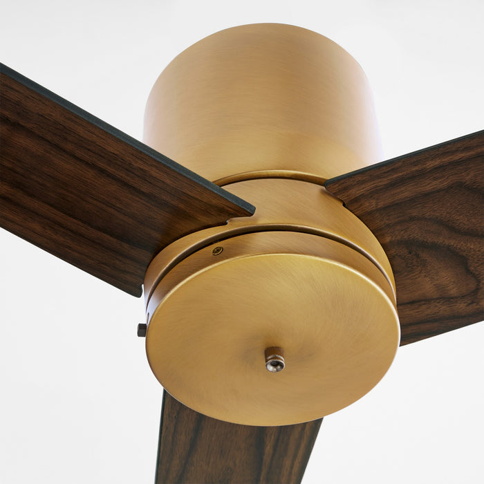 Quorum 22523-47 52" Ceiling Fan, Brushed Brass