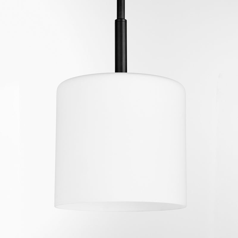 Quorum 3307-59 One Light Pendant, Matte Black
