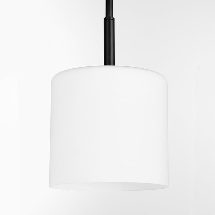 Quorum 3307-59 One Light Pendant, Matte Black