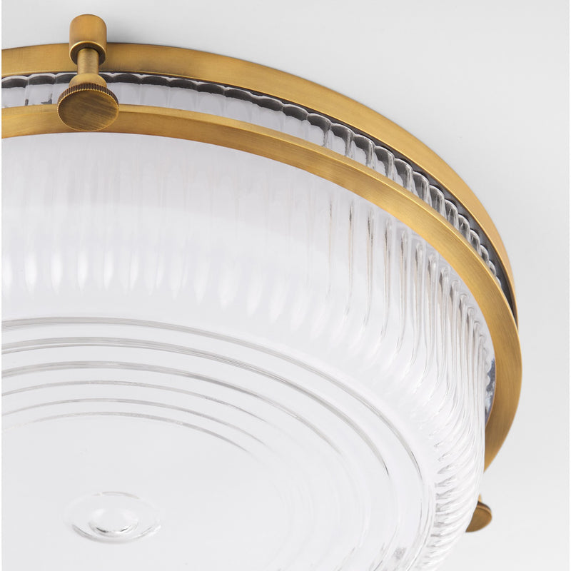 Quorum 368-14-47 LED Ceiling Mount, Brushed Brass