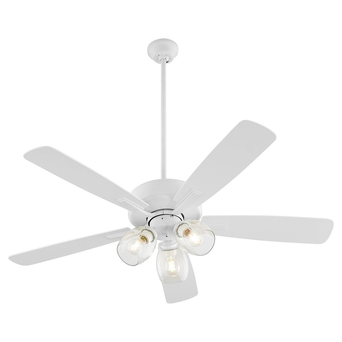 Quorum 4525-0308 52" Ceiling Fan, Studio White