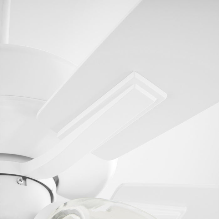 Quorum 4525-0308 52" Ceiling Fan, Studio White