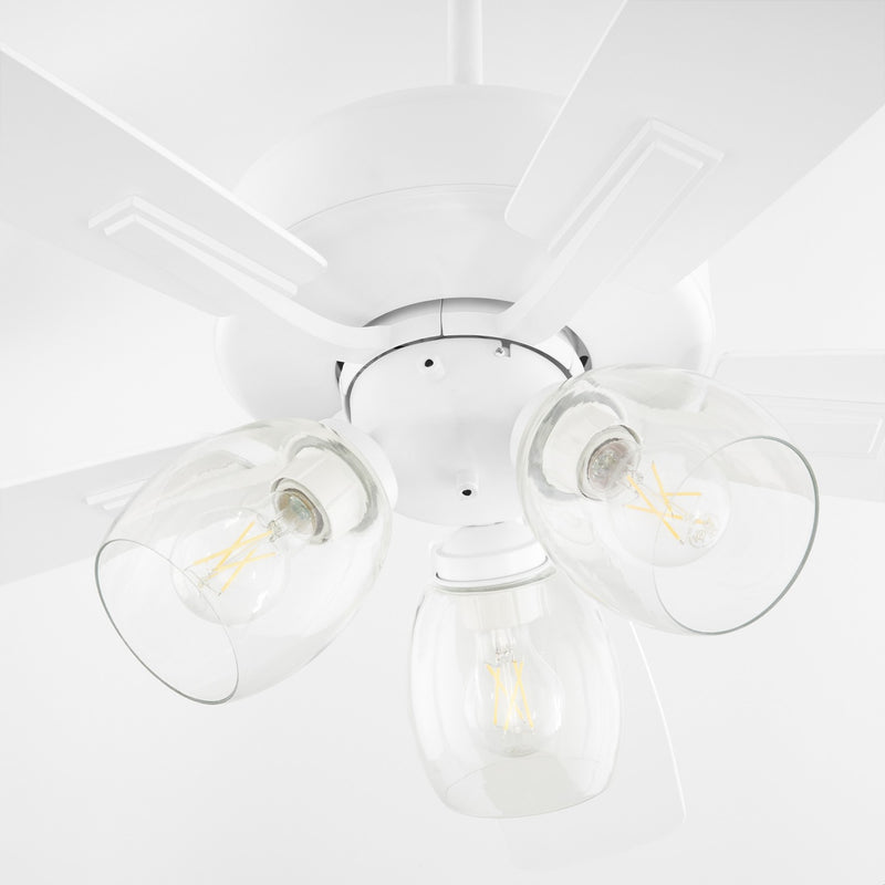 Quorum 4525-0308 52" Ceiling Fan, Studio White
