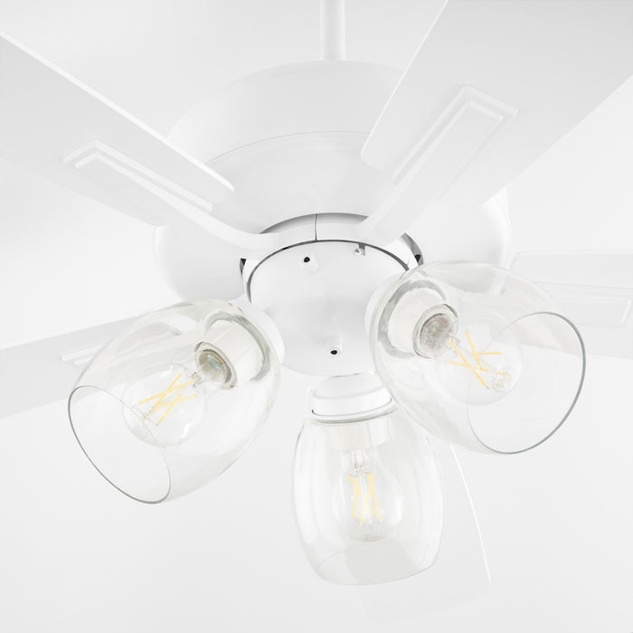 Quorum 4525-0308 52" Ceiling Fan, Studio White