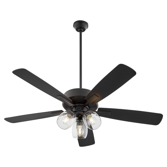 Quorum 4525-03159 52" Ceiling Fan, Matte Black