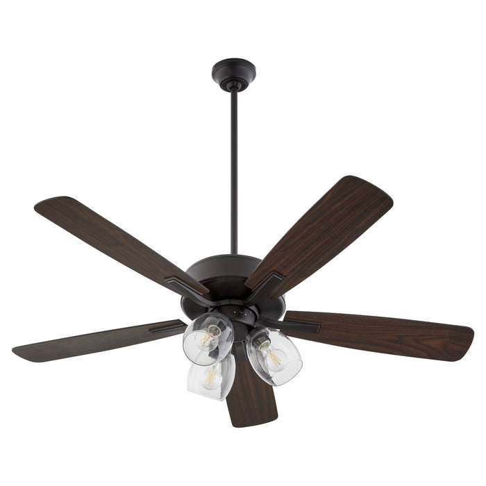 Quorum 4525-03159 52" Ceiling Fan, Matte Black
