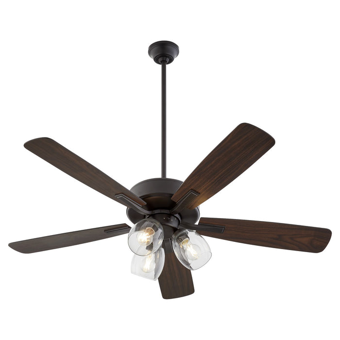 Quorum 4525-03159 52" Ceiling Fan, Matte Black
