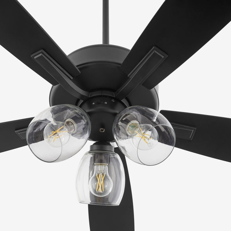 Quorum 4525-03159 52" Ceiling Fan, Matte Black