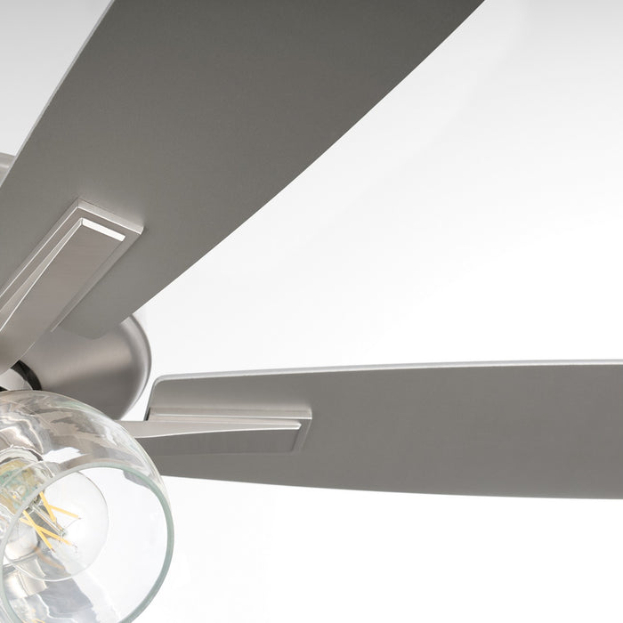 Quorum 4525-03165 52" Ceiling Fan, Satin Nickel