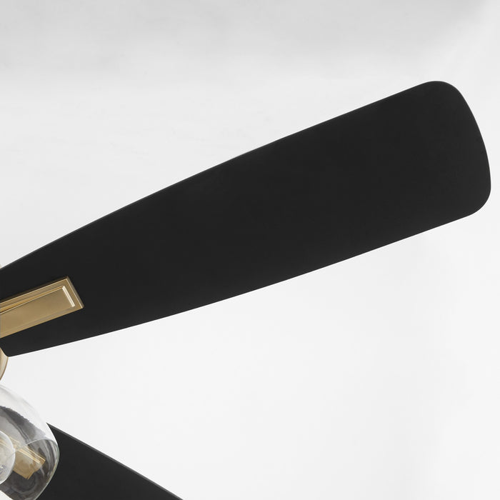 Quorum 4525-0380 52" Ceiling Fan, Aged Brass