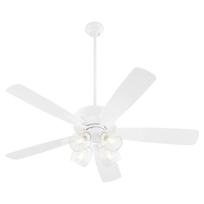 Quorum 4525-0408 52" Ceiling Fan, Studio White