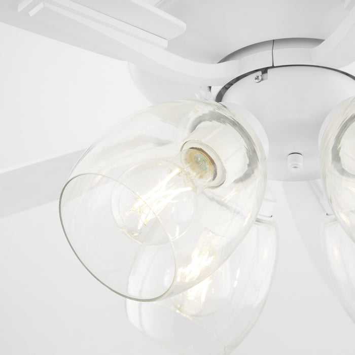 Quorum 4525-0408 52" Ceiling Fan, Studio White