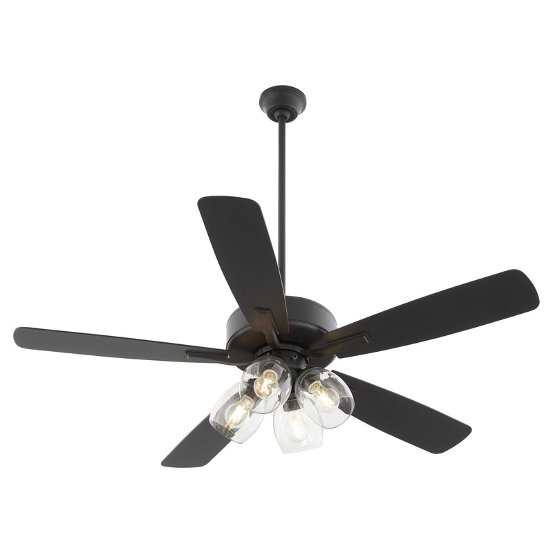 Quorum 4525-04159 52" Ceiling Fan, Matte Black