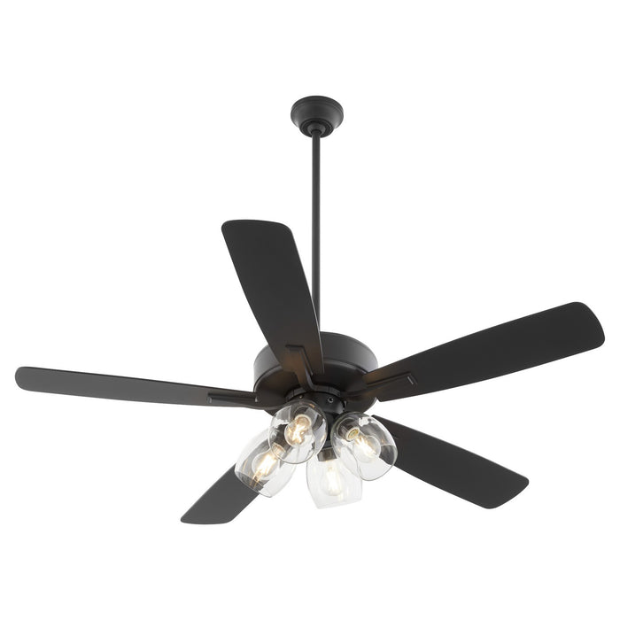Quorum 4525-04159 52" Ceiling Fan, Matte Black