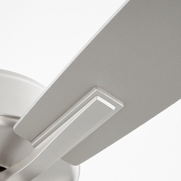 Quorum 4525-04165 52" Ceiling Fan, Satin Nickel
