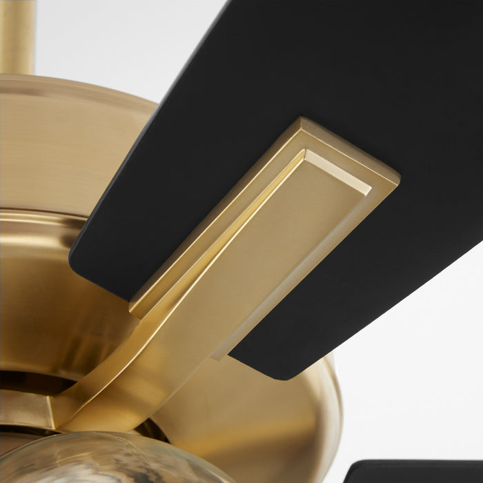 Quorum 4525-0480 52" Ceiling Fan, Aged Brass