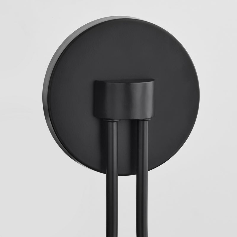 Quorum 5024-2-59 Two Light Wall Mount, Matte Black