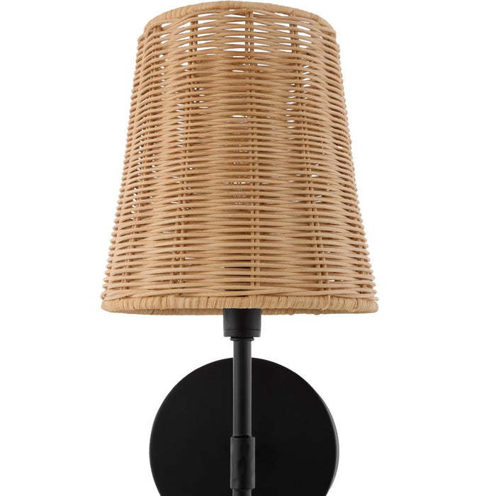 Quorum 5123-1-59 One Light Wall Mount, Matte Black