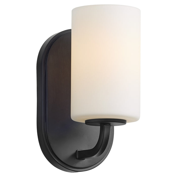 Quorum 5307-1-59 One Light Wall Mount, Matte Black