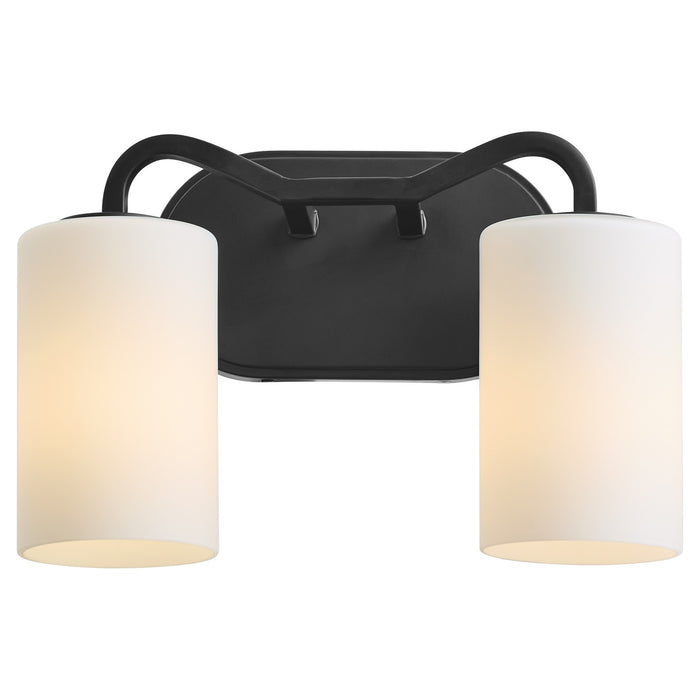 Quorum 5307-2-59 Two Light Vanity, Matte Black