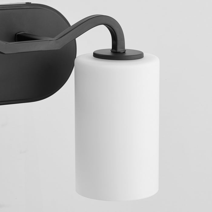 Quorum 5307-2-59 Two Light Vanity, Matte Black