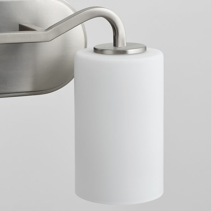 Quorum 5307-2-65 Two Light Vanity, Satin Nickel