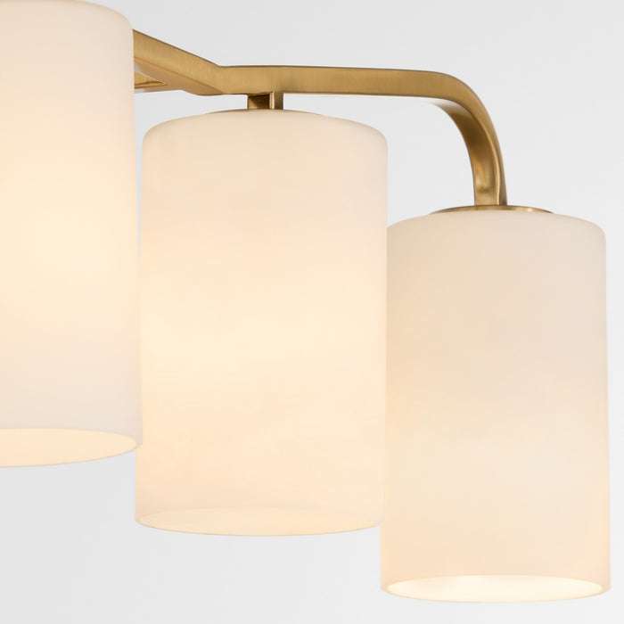 Quorum 5307-4-47 Four Light Vanity, Brushed Brass