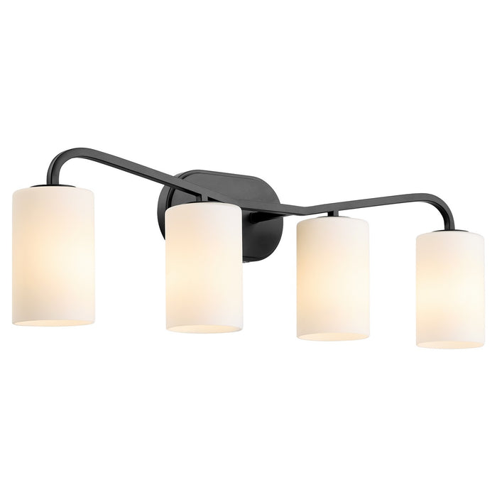 Quorum 5307-4-59 Four Light Vanity, Matte Black