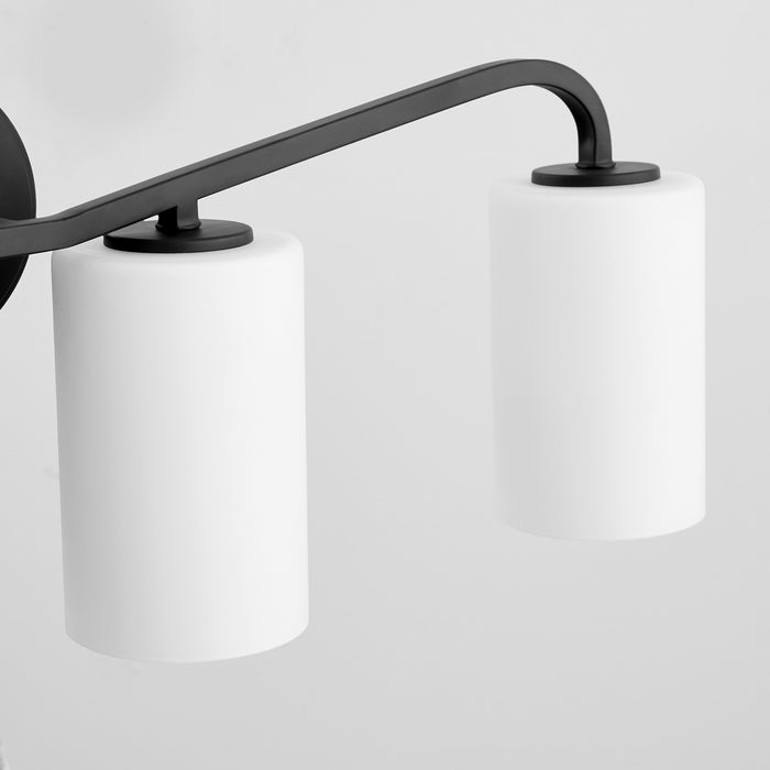 Quorum 5307-4-59 Four Light Vanity, Matte Black