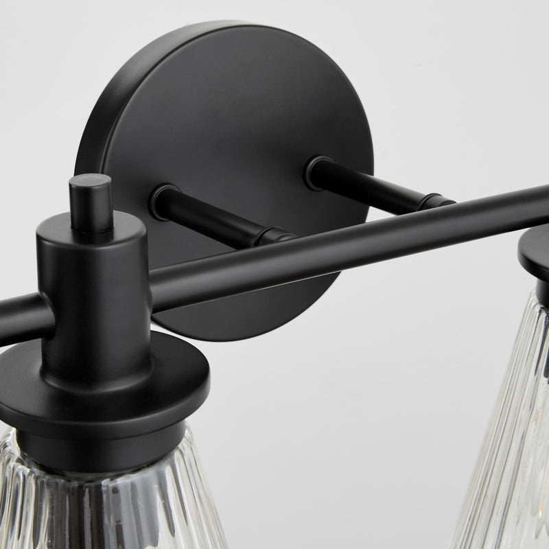 Quorum 5803-4-59 Four Light Vanity, Matte Black
