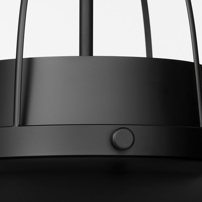 Quorum 823-3-59 Three Light Pendant, Matte Black