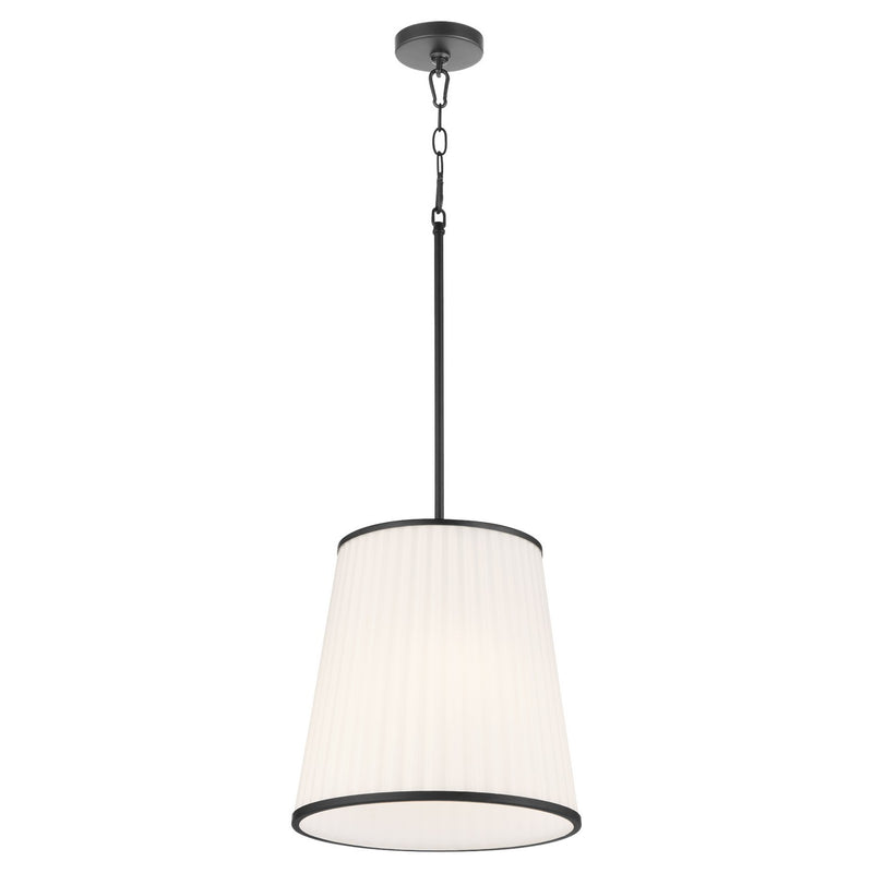 Quorum 8309-3-59 Three Light Pendant, Matte Black