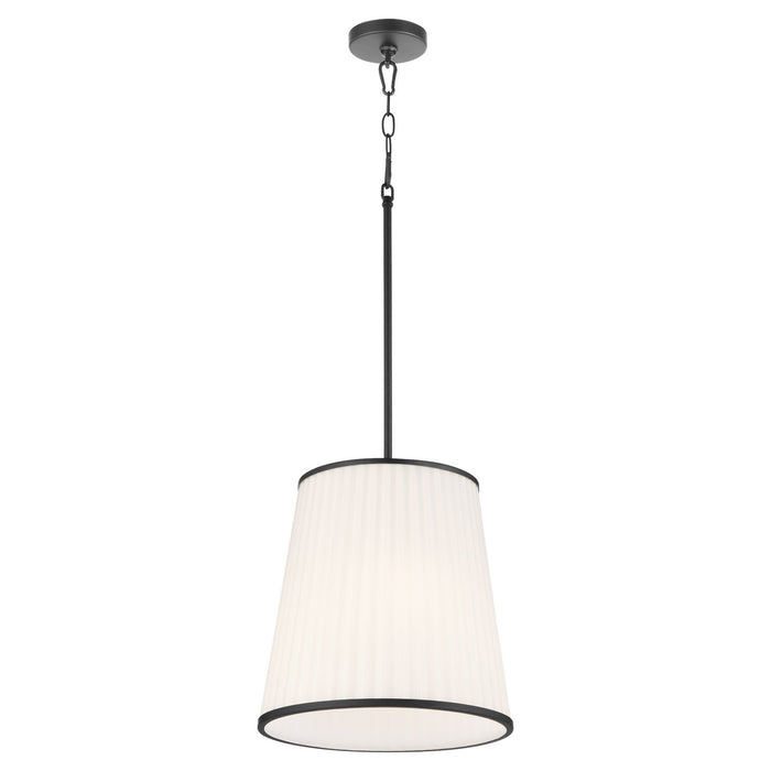 Quorum 8309-3-59 Three Light Pendant, Matte Black