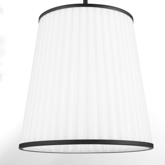 Quorum 8309-3-59 Three Light Pendant, Matte Black