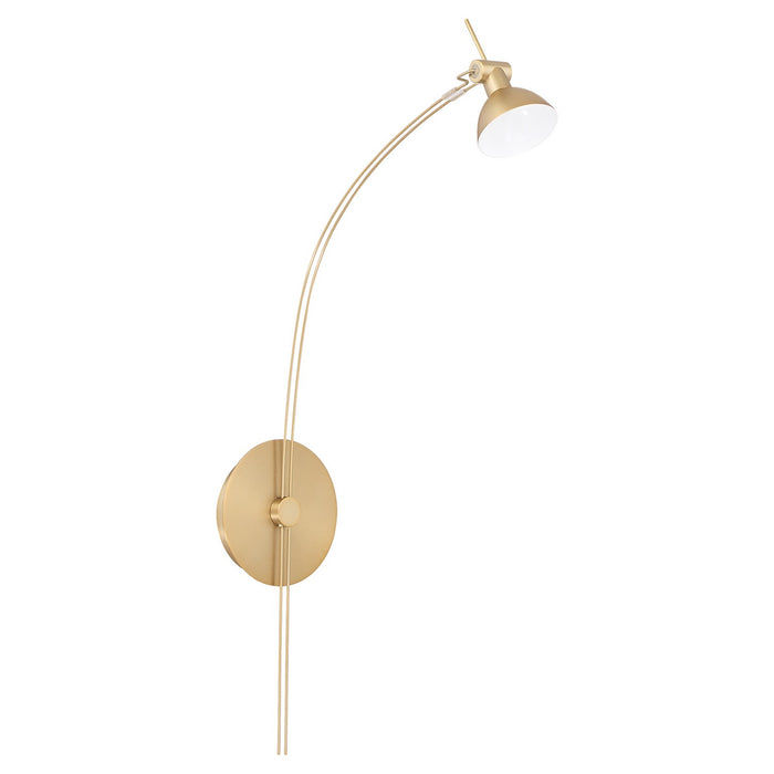 Quorum 943-80 LED Wall Mount, Aged Brass