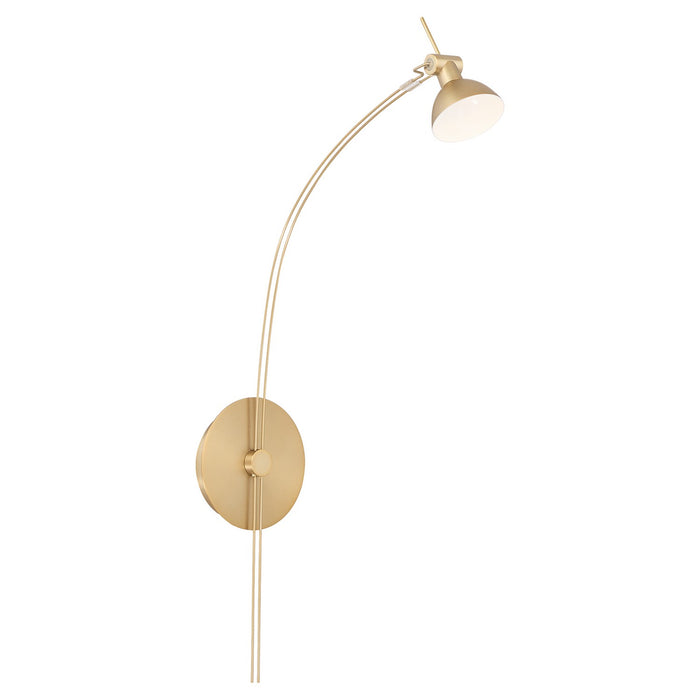 Quorum 943-80 LED Wall Mount, Aged Brass