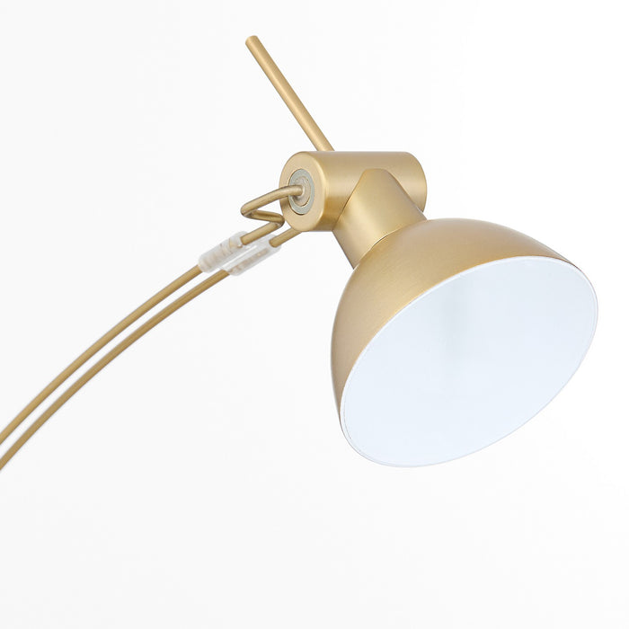Quorum 943-80 LED Wall Mount, Aged Brass