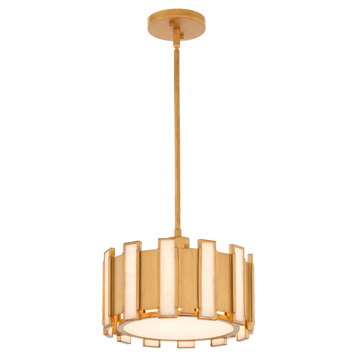 Cyan 11949 One Light Pendant, Aged Brass