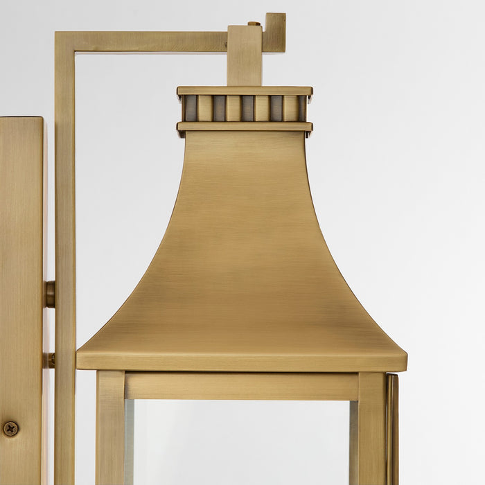 Cyan 11991 Three Light Outdoor Wall Sconce, Heritage Brass
