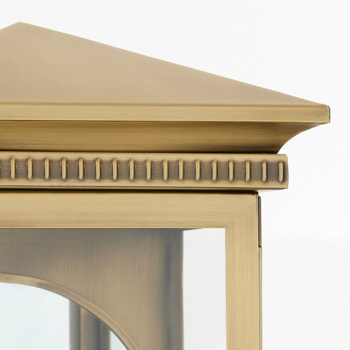 Cyan 11996 Two Light Outdoor Wall Sconce, Heritage Brass