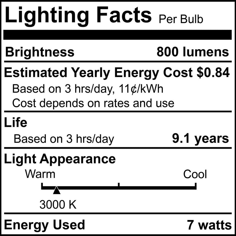 Bulbrite 776210 Light Bulb, Clear