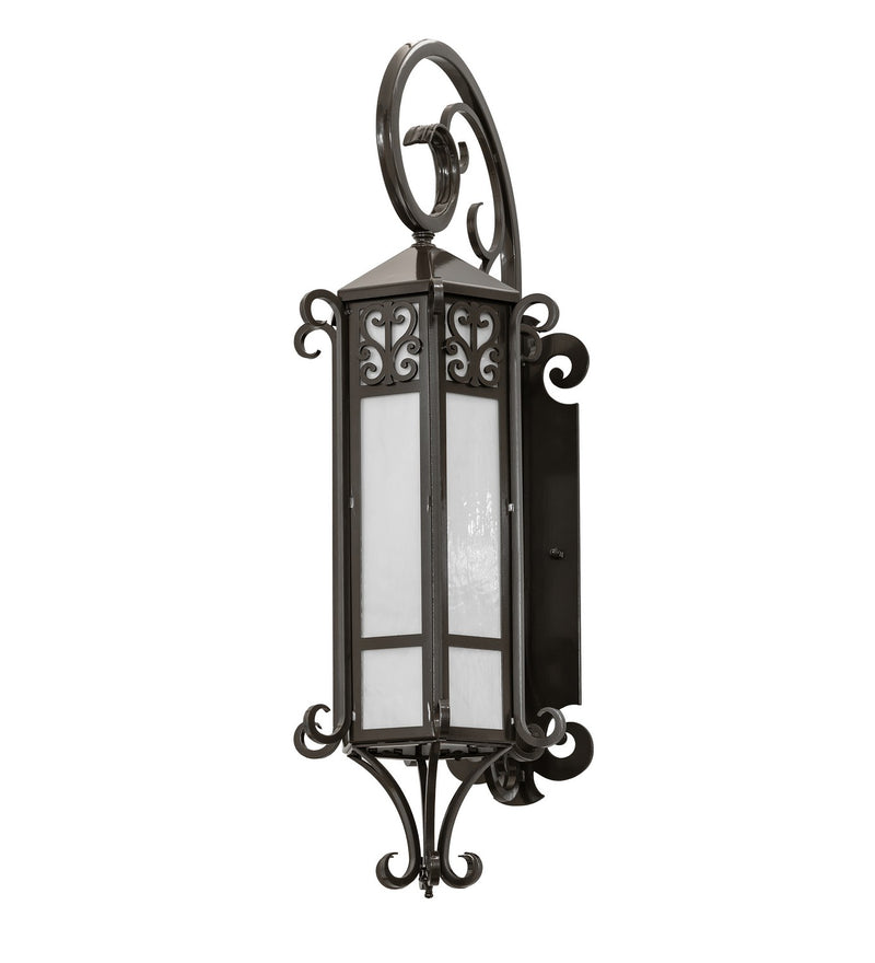Meyda Tiffany 238233 Three Light Wall Sconce, Exterior Oil Rubbed Bronze